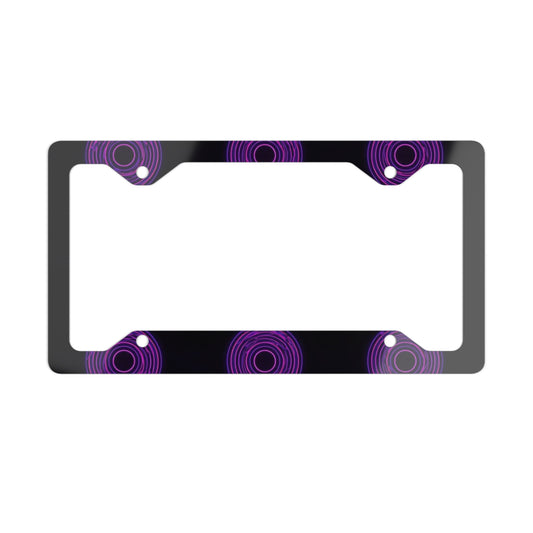 ✨🚗 The Enchanted Drive: Glossed Glory License Plate Frame – Luxury Custom Metal Accent 💎🌙