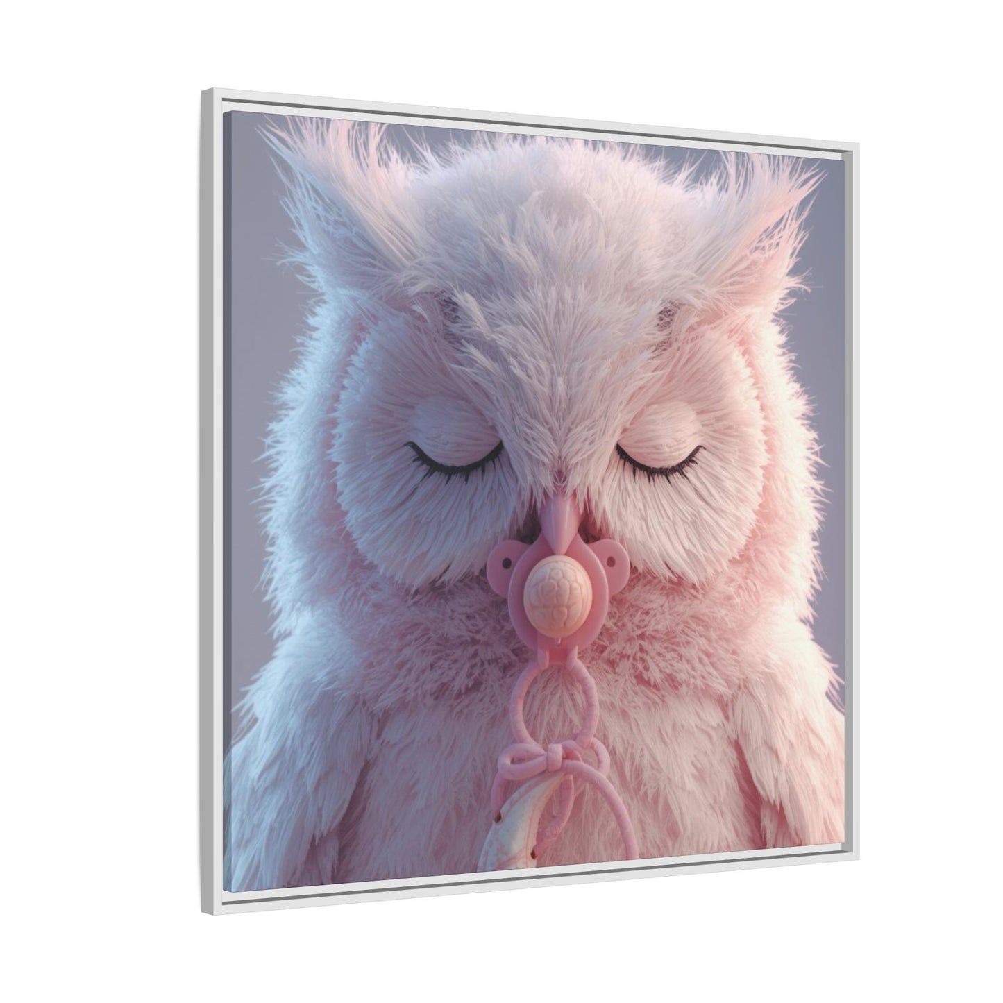 ✨ Sweet Dreams White Frame Nursery Canvas ✨  Soft, Sweet, & Magical Baby Wall Art 👶🤍