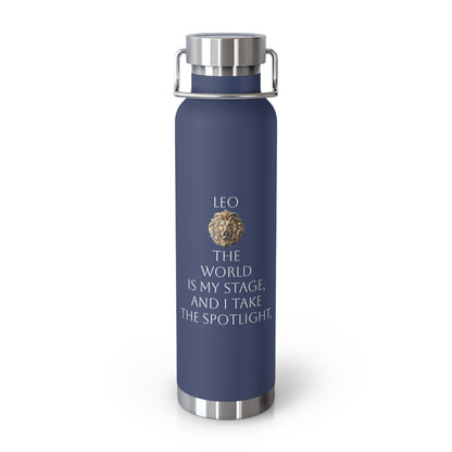 ✨🔮 Enchanted Leo Copper Insulated Bottle – 22oz of Temperature Magic! 🔮✨