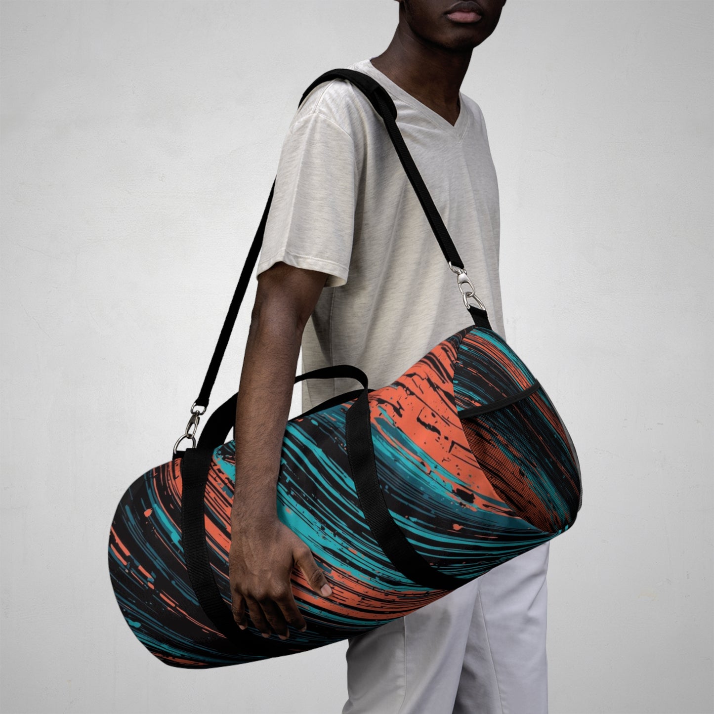 The Razzle-Dazzle Duffle Bag – One-of-a-Kind Design 🎨🔥