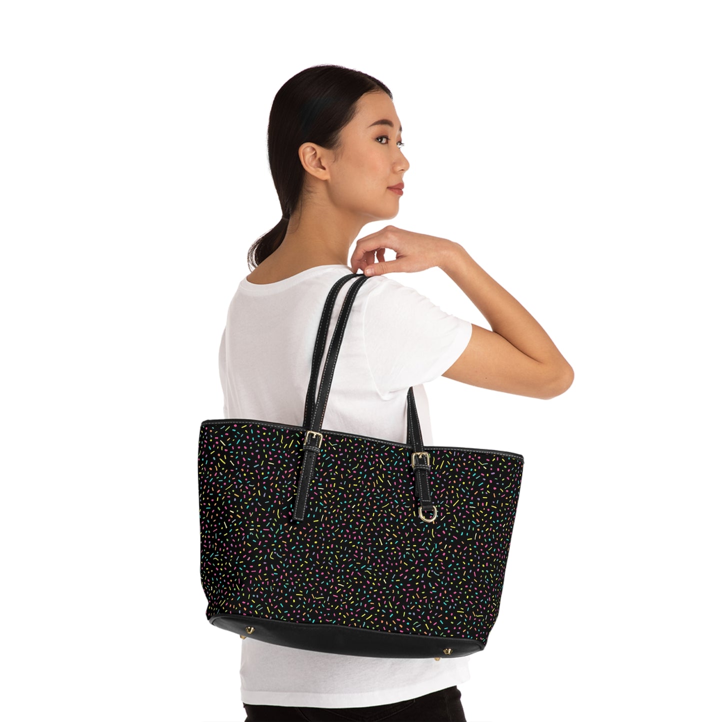 👜✨ The Razzle-Dazzle Double Vision™ PU Leather Shoulder Bag ✨👜🌈