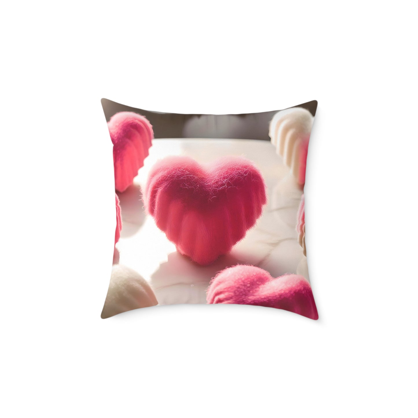 Love in Bloom: Enchanted Decorative Pillow for a Cozy Touch