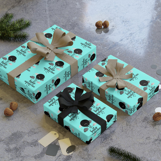 🤍 Baby Aquarius Wrapping Paper | The Little Zodiac™ Collection 🤍