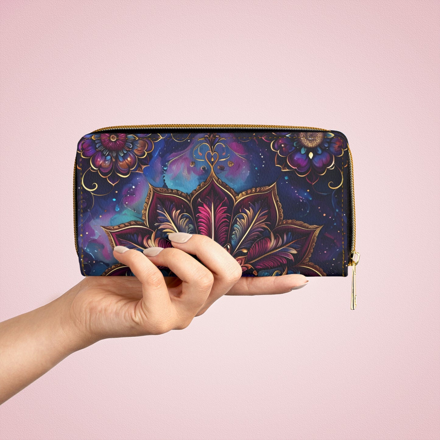 💎✨ Mystical Magic: The Enchanted Zippered Wallet of Elegance & Wonder 🔮💖🌙