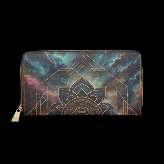 💎✨ Mystical Magic: The Enchanted Zippered Wallet of Elegance & Wonder 🔮💖🌙