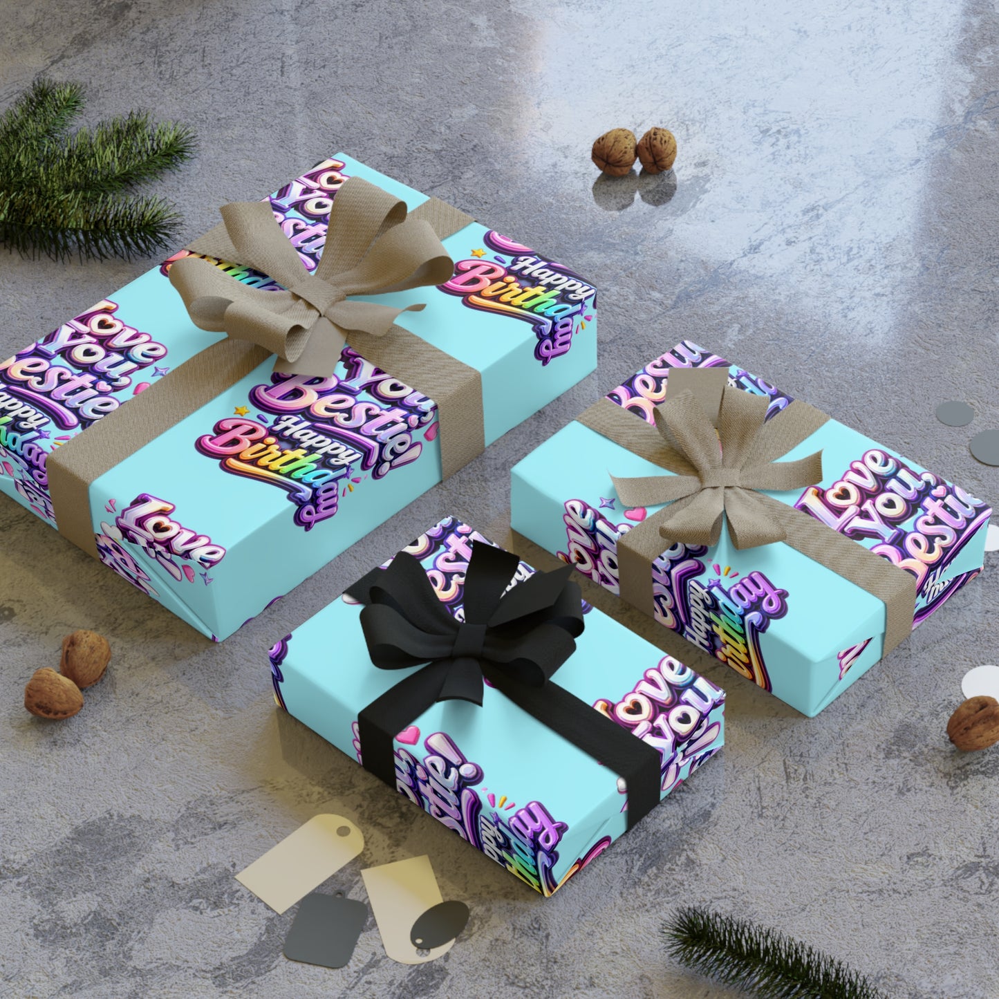 🤍 Birthday Wrapping Paper | The Enchanted Wrap™ Collection 🤍