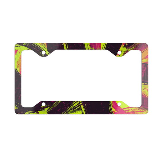 ✨🚗 The Enchanted Drive: Glossed Glory License Plate Frame – Luxury Custom Metal Accent 💎🌙
