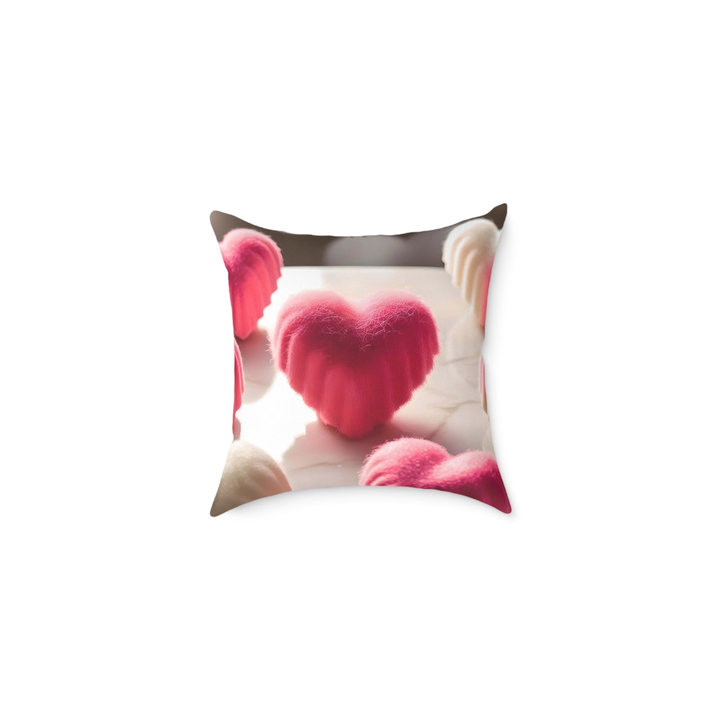 Love in Bloom: Enchanted Decorative Pillow for a Cozy Touch