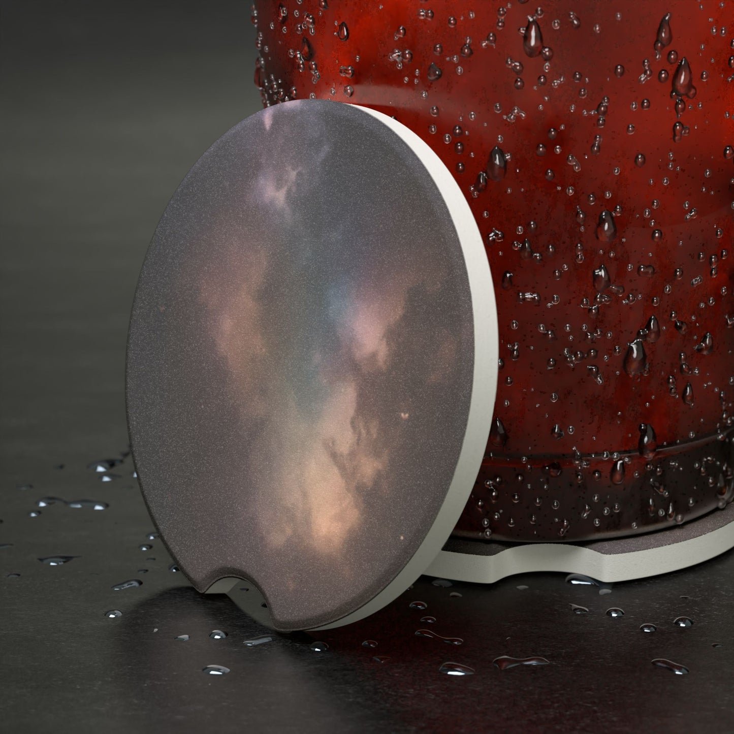 ✨🚗 The Enchanted Drive: Spellstone Sip Coasters – 2-Piece Luxury Car Set 💎🌙