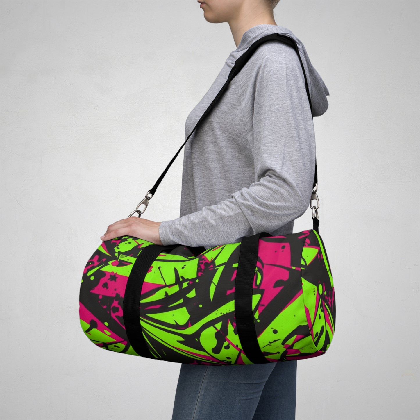 The Razzle-Dazzle Duffle Bag – One-of-a-Kind Design 🎨🔥