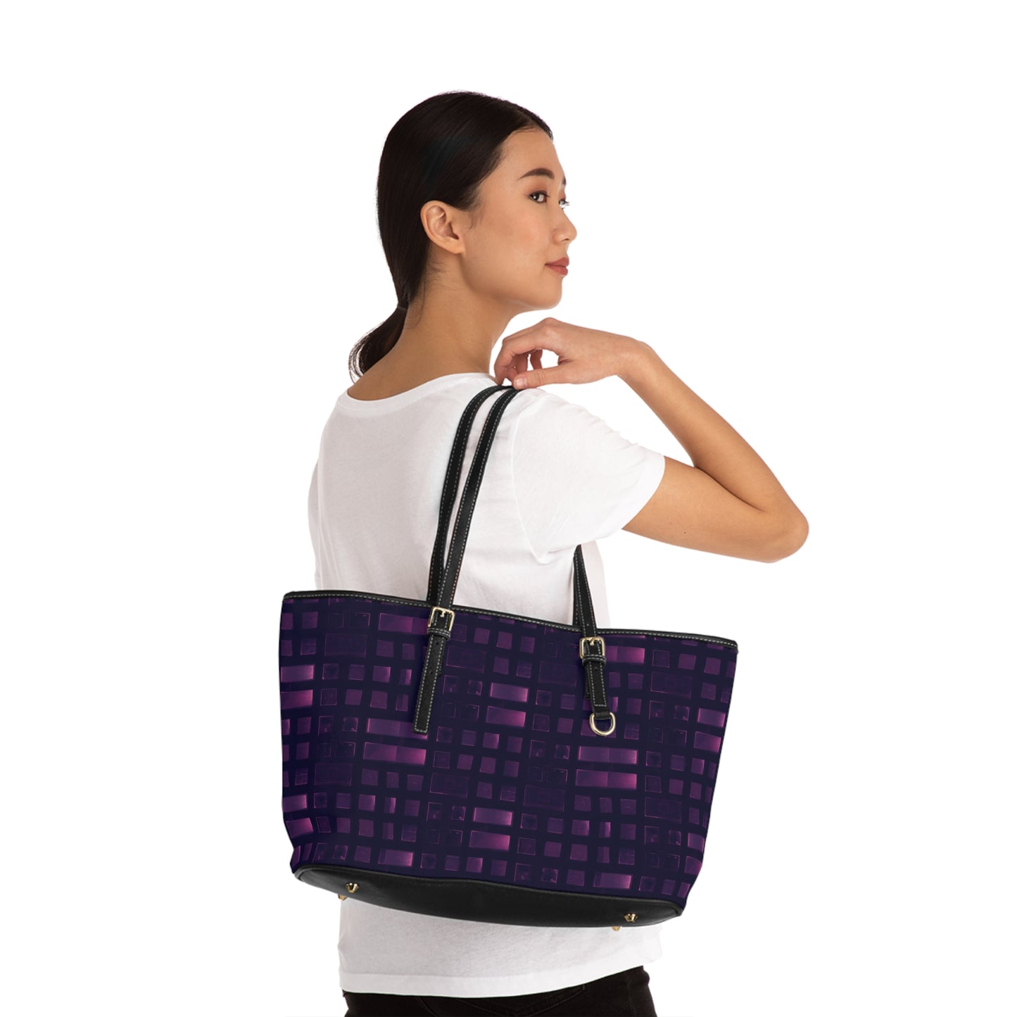 👜✨ The Razzle-Dazzle Double Vision™ PU Leather Shoulder Bag ✨👜🌈