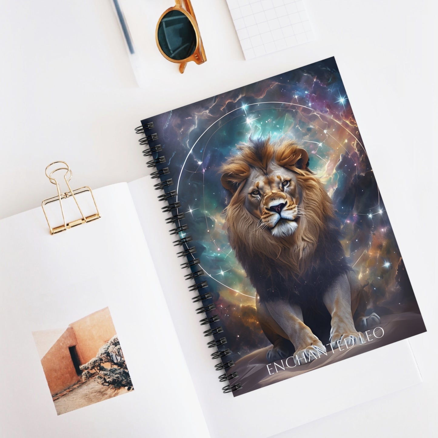 🦁✨ Enchanted Leo Zodiac Journal – A Radiant Notebook for Bold Hearts & Visionary Leaders ♌📖