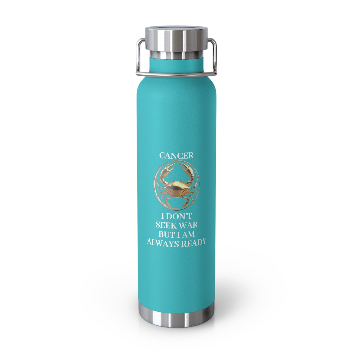 ✨🔮 Enchanted Cancer Copper Insulated Bottle – 22oz of Temperature Magic! 🔮✨