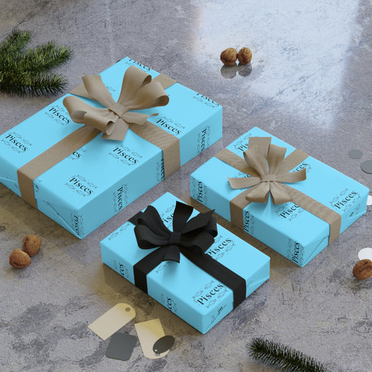 ♓ Enchanted Pisces Wrapping Paper – A Dreamy Birthday Tide in Every Fold 🌙🐟✨