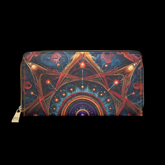 💎✨ Mystical Magic: The Enchanted Zippered Wallet of Elegance & Wonder 🔮💖🌙