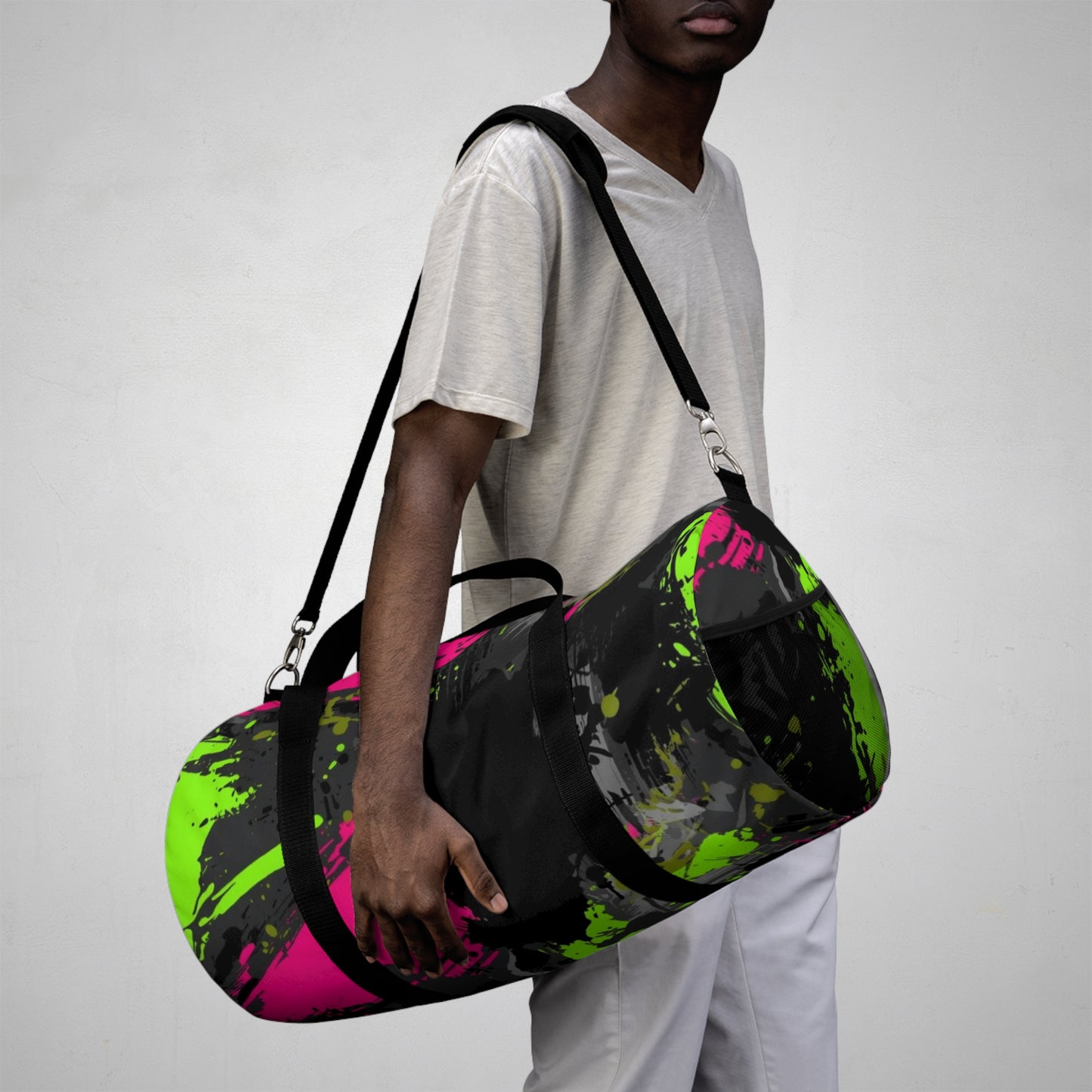 The Razzle-Dazzle Duffle Bag – One-of-a-Kind Design 🎨🔥