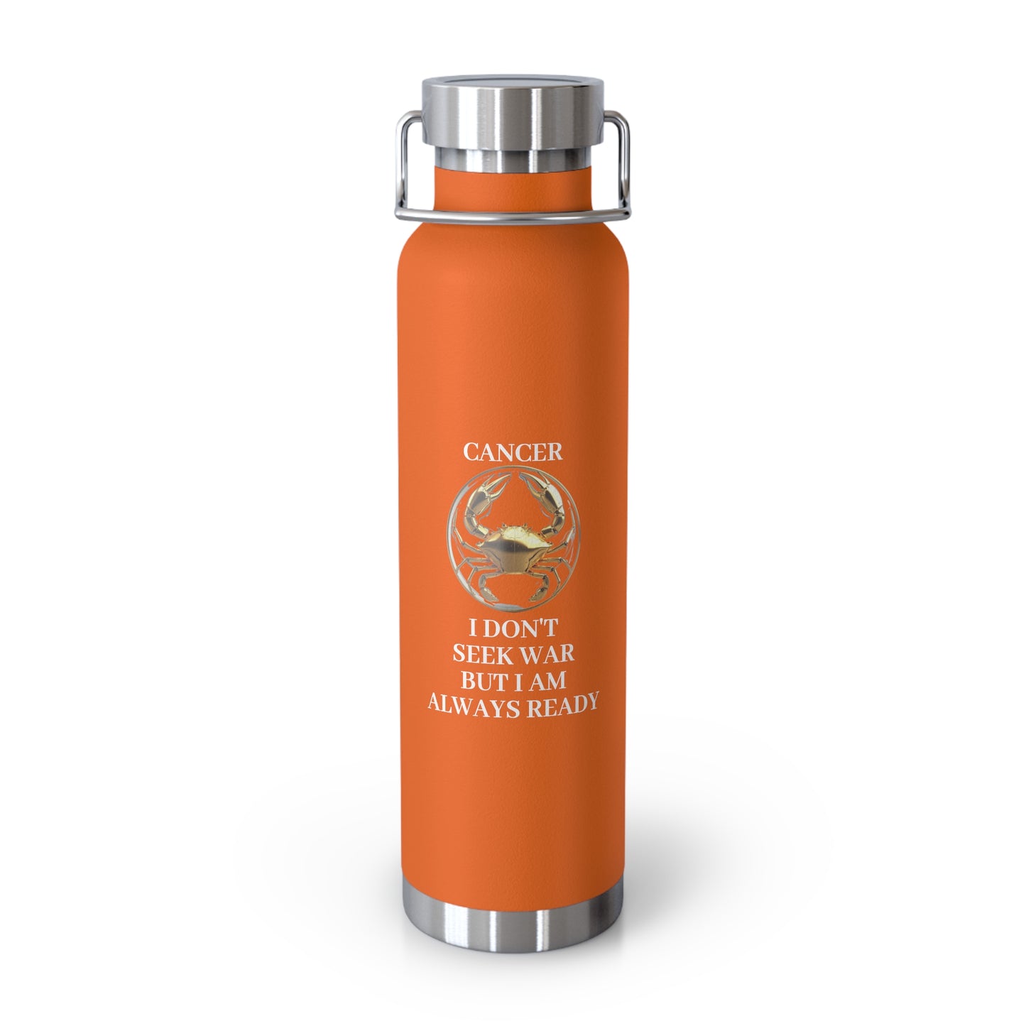 ✨🔮 Enchanted Cancer Copper Insulated Bottle – 22oz of Temperature Magic! 🔮✨
