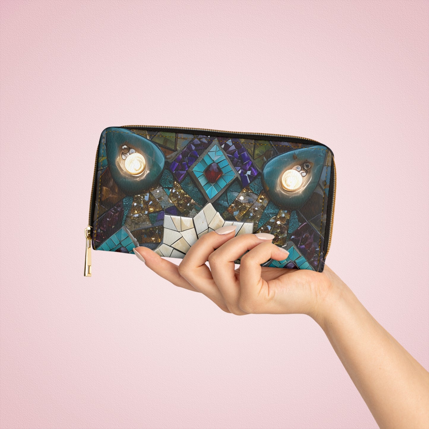 💎✨ Mystical Magic: The Enchanted Zippered Wallet of Elegance & Wonder 🔮💖🌙