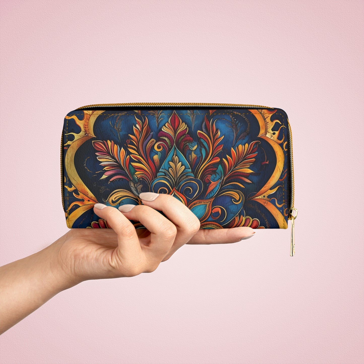 💎✨ Mystical Magic: The Enchanted Zippered Wallet of Elegance & Wonder 🔮💖🌙