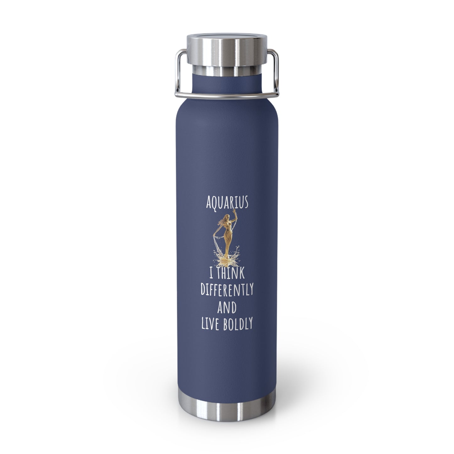 ✨🔮 Enchanted Aquarius Copper Insulated Bottle – 22oz of Temperature Magic! 🔮✨