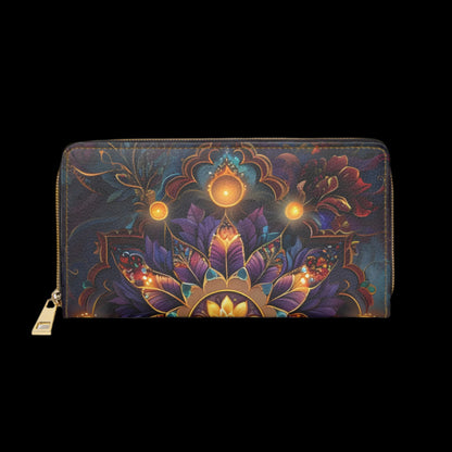 💎✨ Mystical Magic: The Enchanted Zippered Wallet of Elegance & Wonder 🔮💖🌙