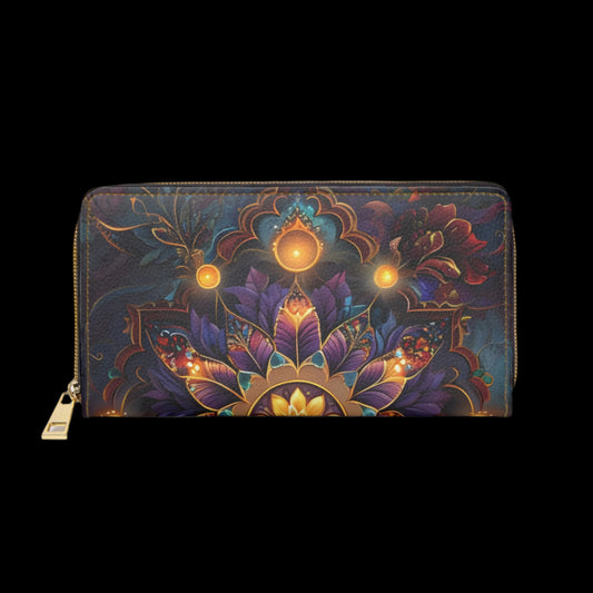 💎✨ Mystical Magic: The Enchanted Zippered Wallet of Elegance & Wonder 🔮💖🌙