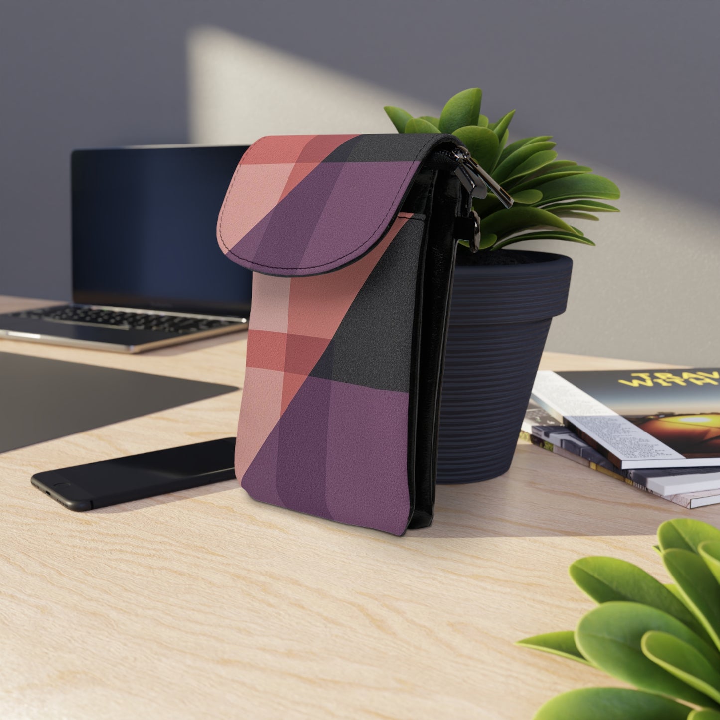 👜🌟 The Razzle-Dazzle Pocket Prism™ Cell Phone Wallet ✨💼🌈