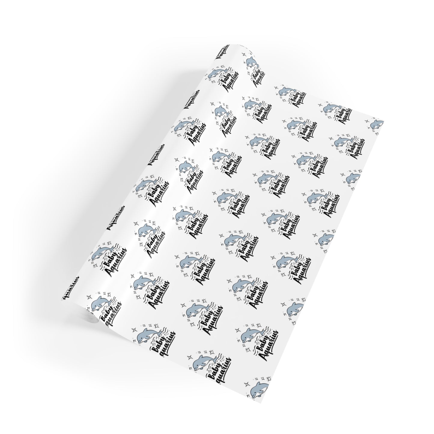 ♒ Baby Aquarius Wrapping Paper | The Enchanted Wrap™ Collection ♡