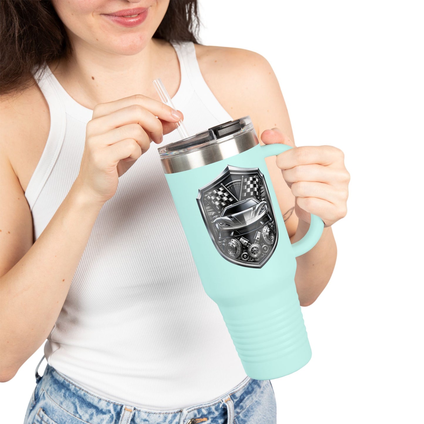 🤍 Enchanted Emblem Travel Tumbler 🤍