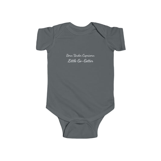 💫 The Born Under™ Collection – Capricorn Edition 💫 Little Go-Getter Infant Onesie