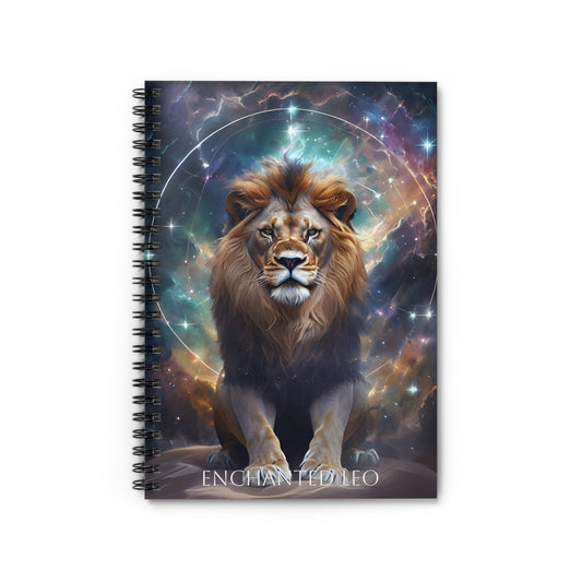 🦁✨ Enchanted Leo Zodiac Journal – A Radiant Notebook for Bold Hearts & Visionary Leaders ♌📖