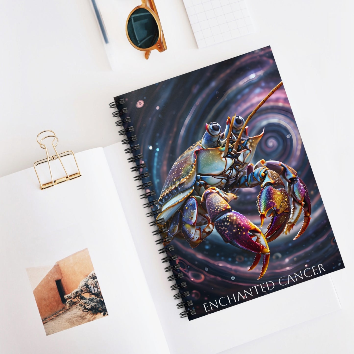 🌙✨ Enchanted Cancer Zodiac Journal – A Nurturing Notebook for Sensitive Souls & Dreamers ♋📖