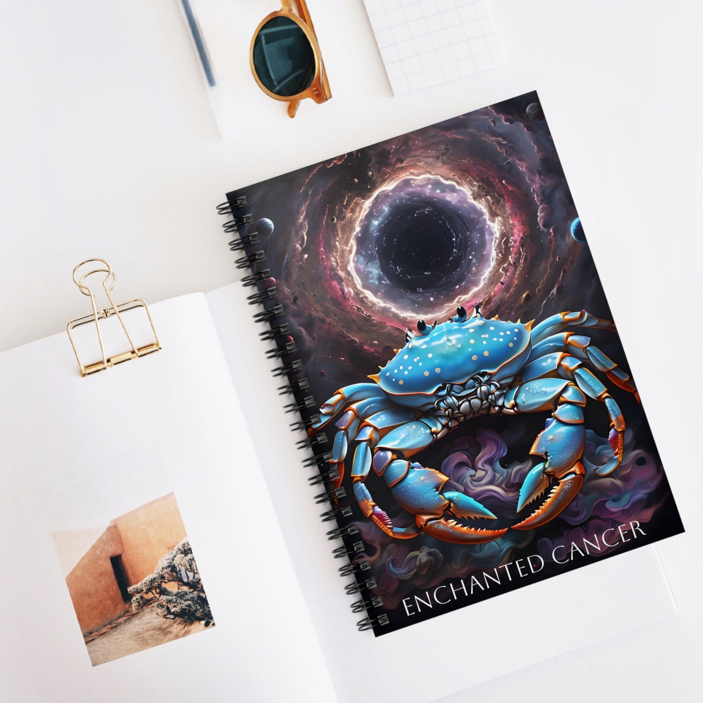 🌙✨ Enchanted Cancer Zodiac Journal – A Nurturing Notebook for Sensitive Souls & Dreamers ♋📖