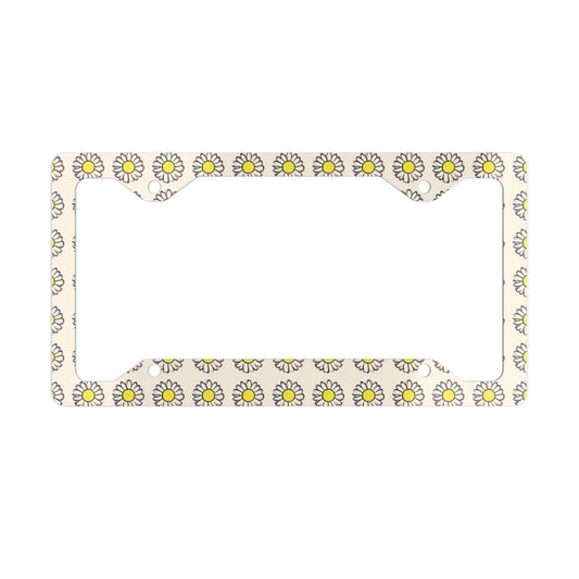 ✨🚗 The Enchanted Drive: Glossed Glory License Plate Frame – Luxury Custom Metal Accent 💎🌙
