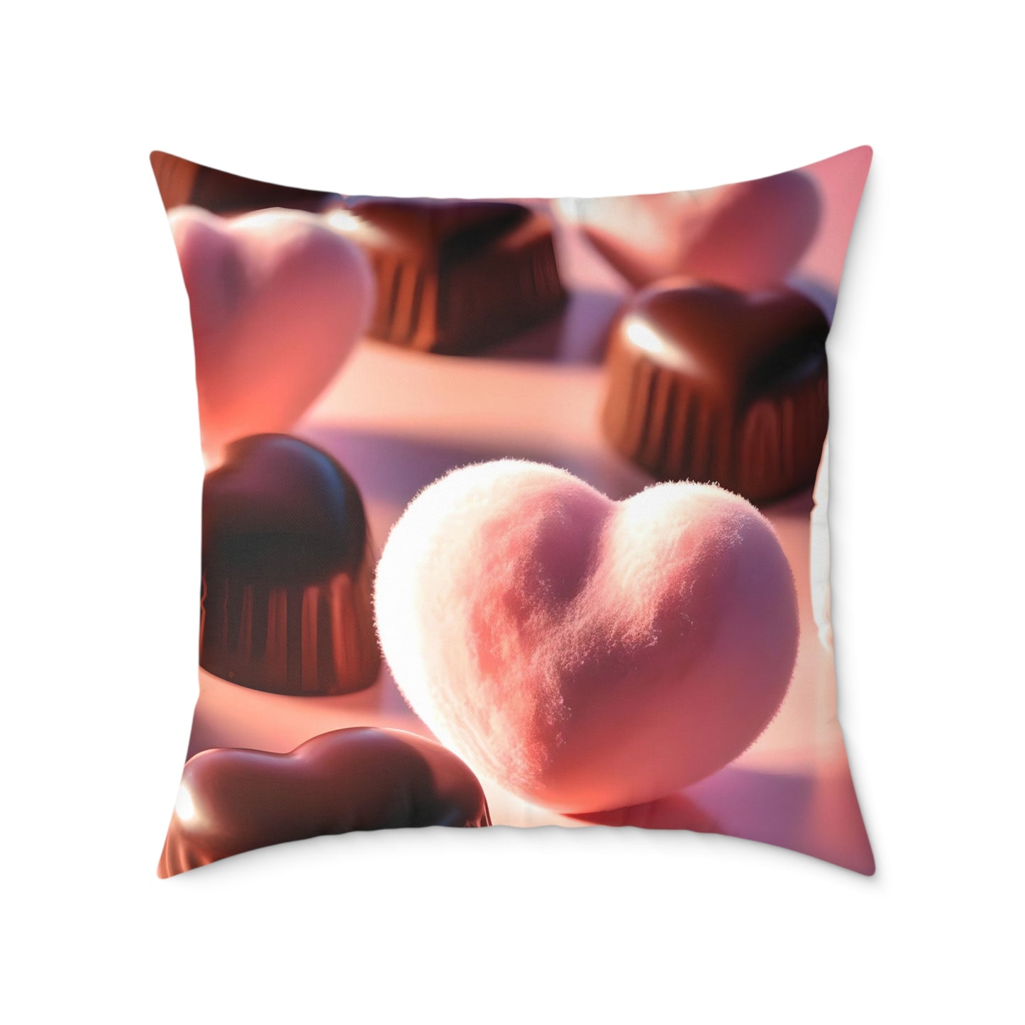 Love in Bloom: Enchanted Decorative Pillow for a Cozy Touch