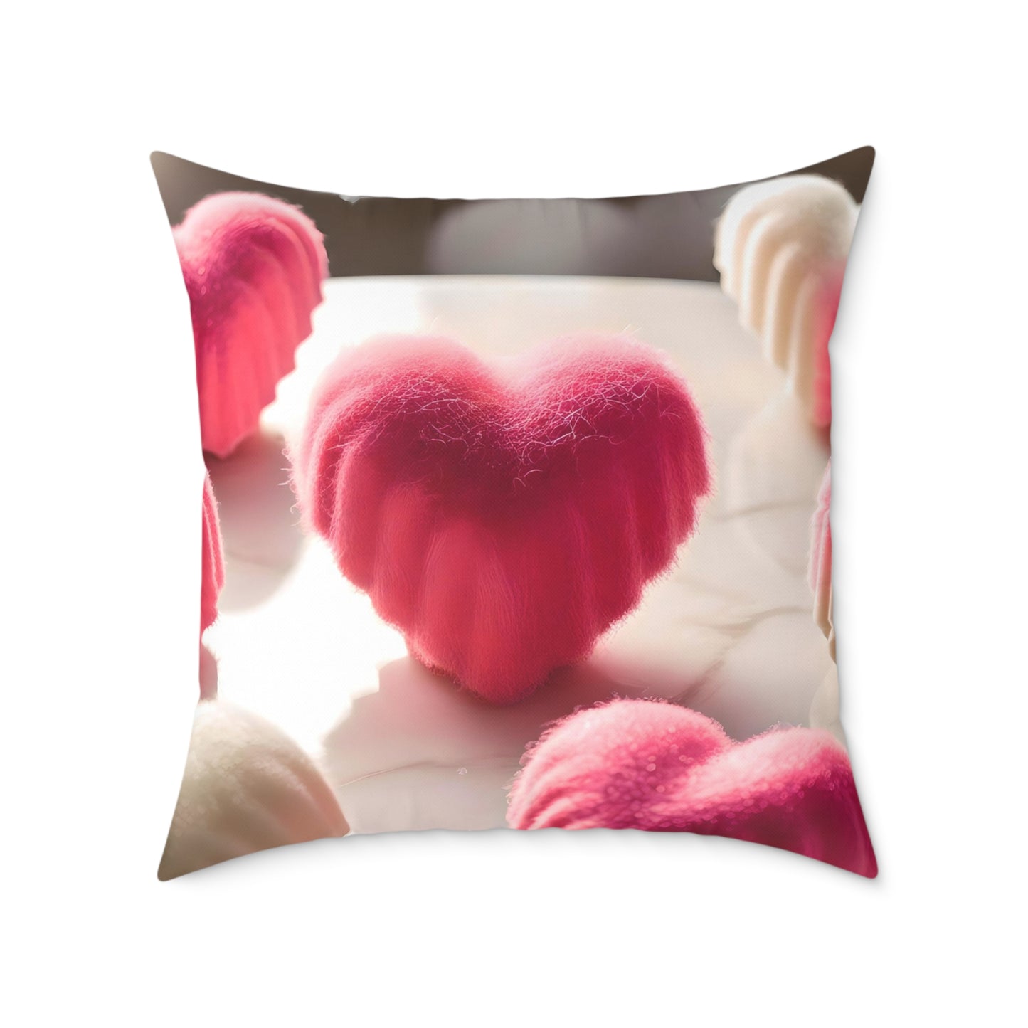 Love in Bloom: Enchanted Decorative Pillow for a Cozy Touch