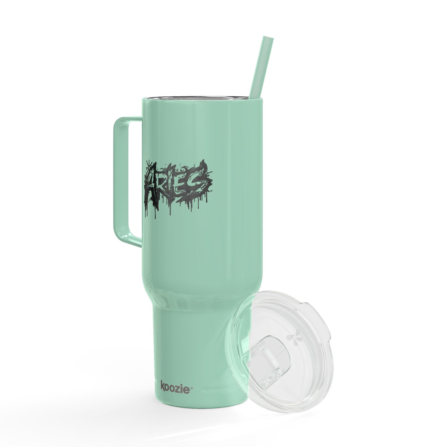 Cosmic Aries Signatures ✨ 40oz Engraved Zodiac Tumbler
