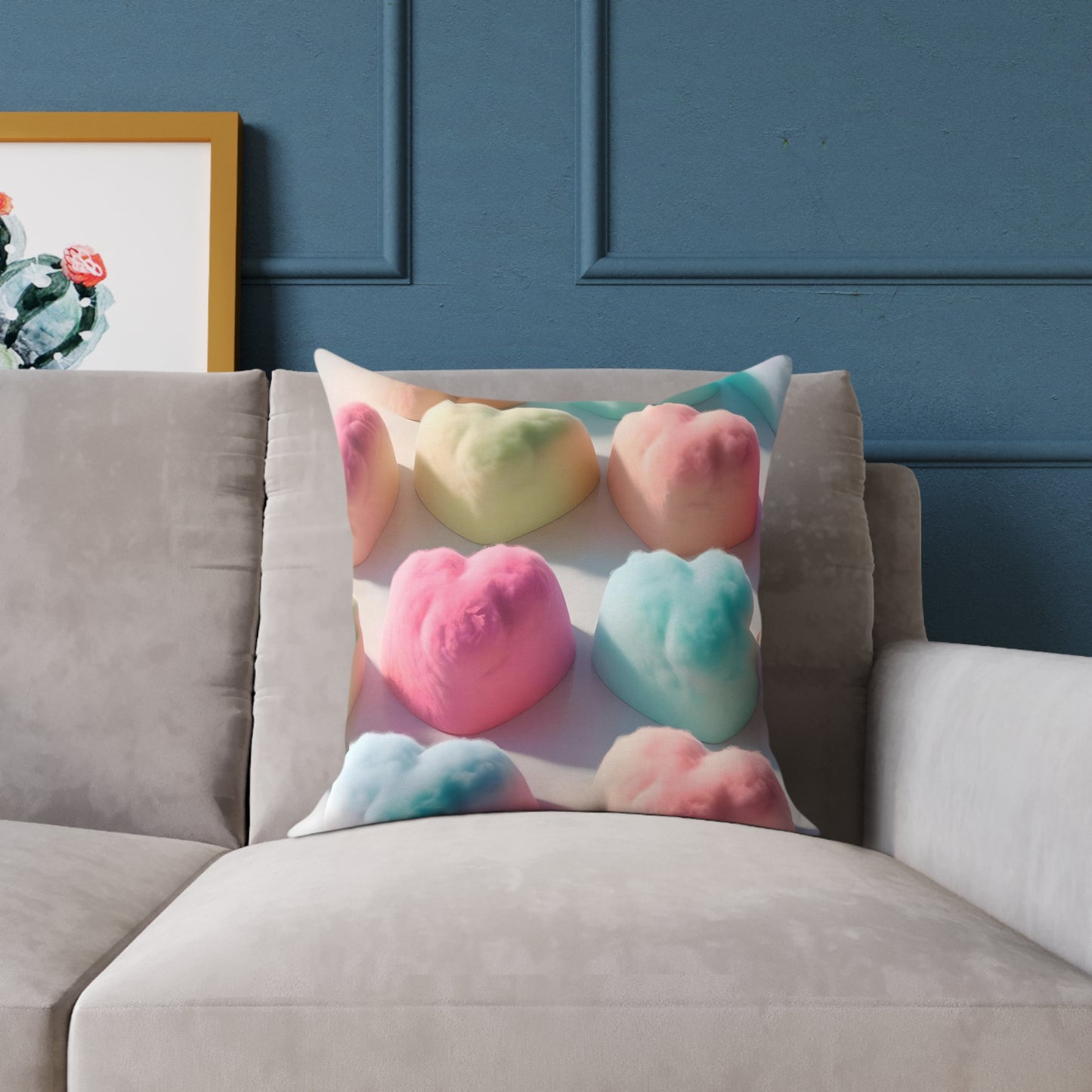 Love in Bloom: Enchanted Decorative Pillow for a Cozy Touch