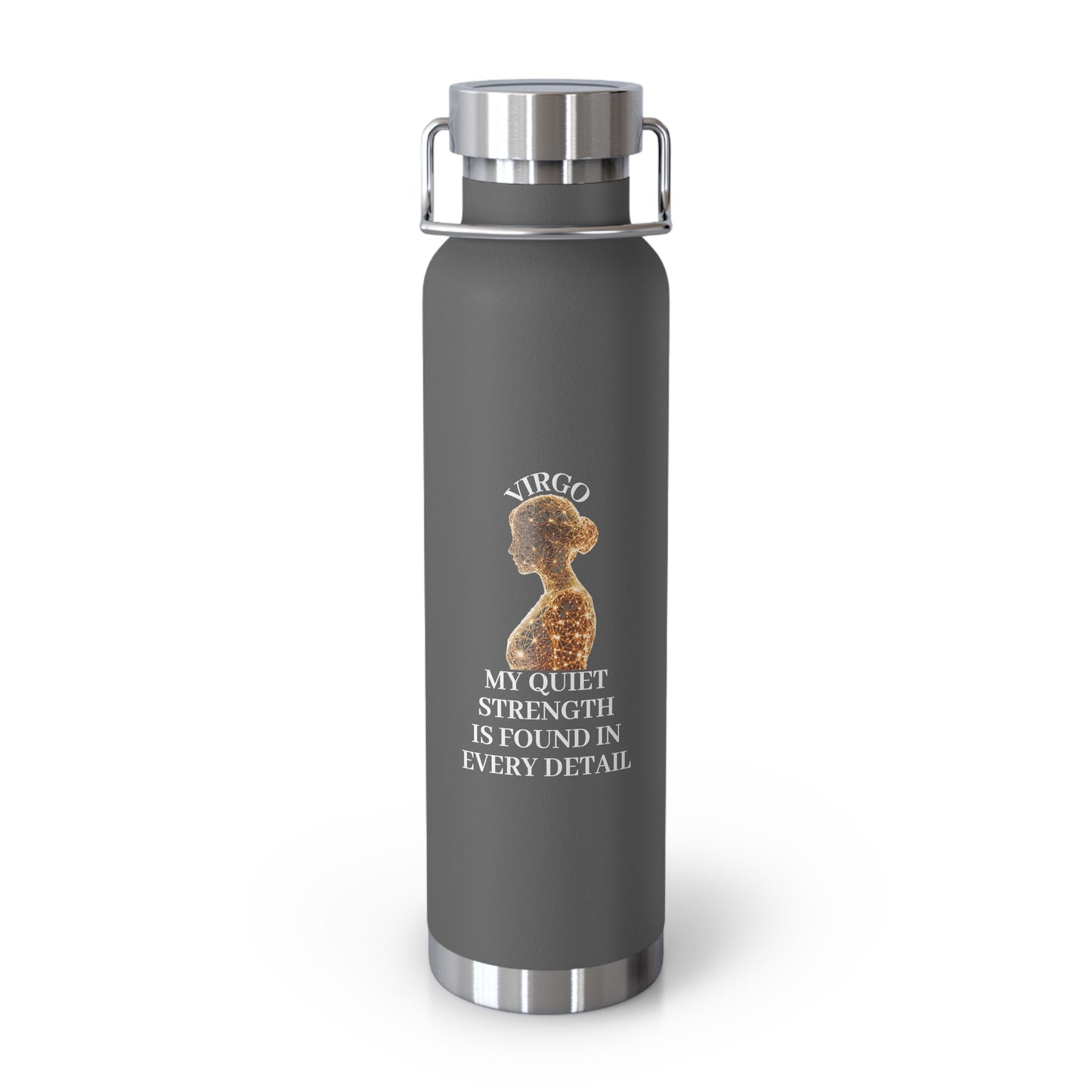 ✨🔮 Enchanted Virgo Copper Insulated Bottle – 22oz of Temperature Magic! 🔮✨