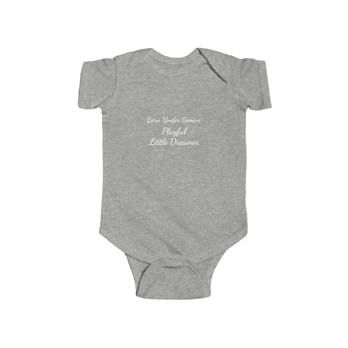 💫 The Born Under™ Collection – Gemini Edition 💫 Playful Little Dreamer Infant Onesie