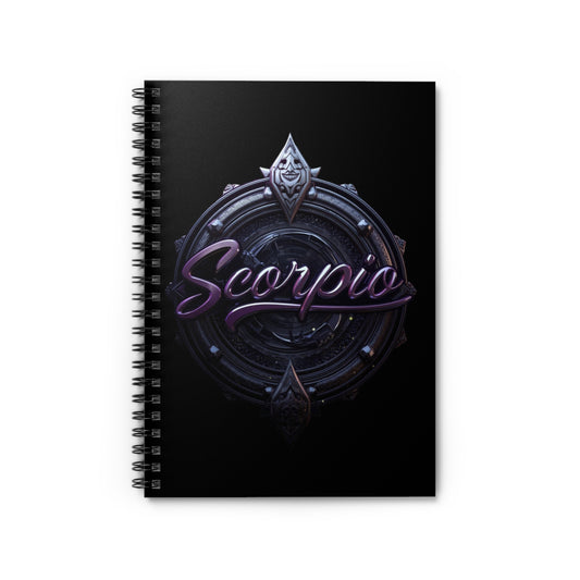 🦂✨ Enchanted Scorpio Zodiac Journal – A Mysterious Notebook for Intuitive Souls & Deep Thinkers ♏📖