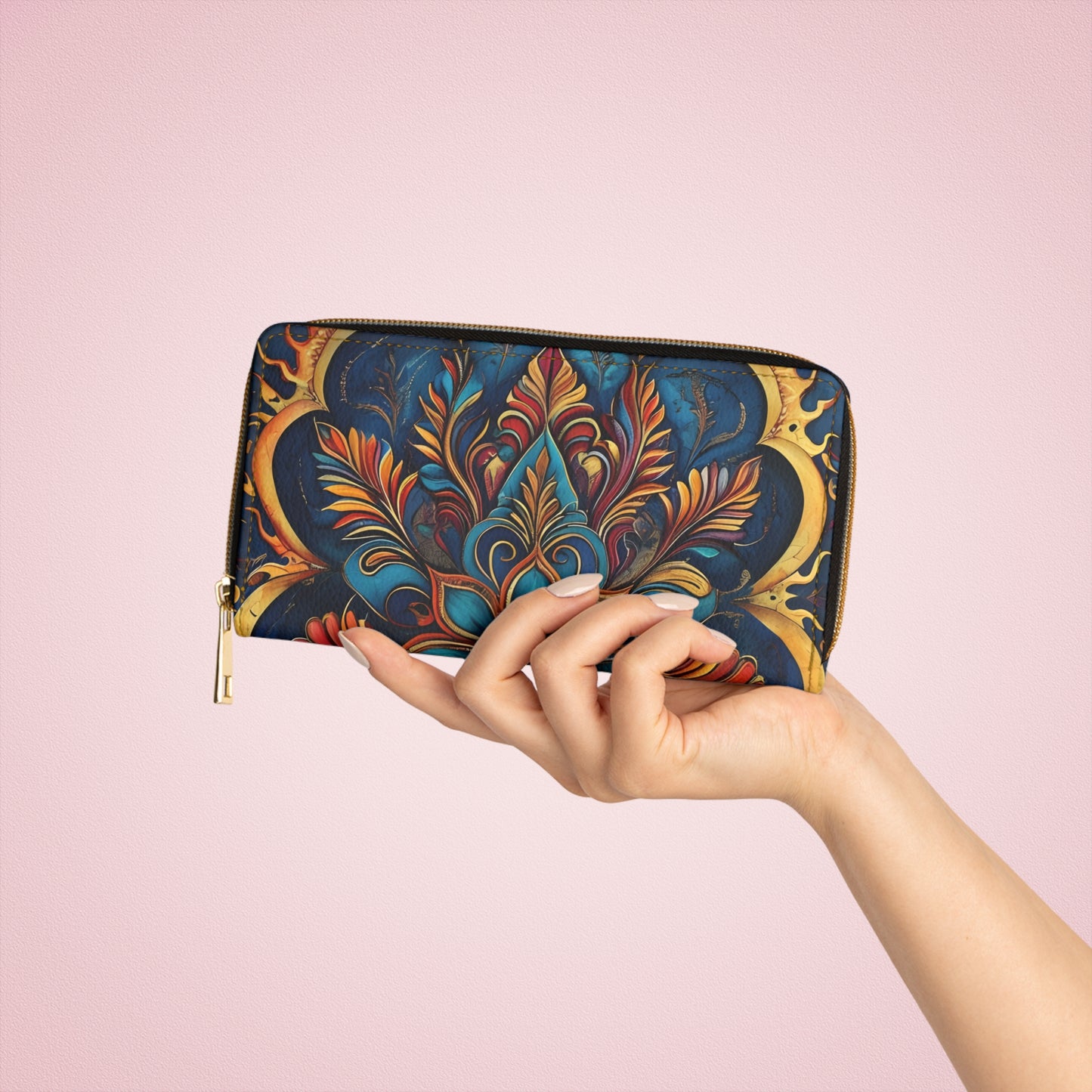 💎✨ Mystical Magic: The Enchanted Zippered Wallet of Elegance & Wonder 🔮💖🌙