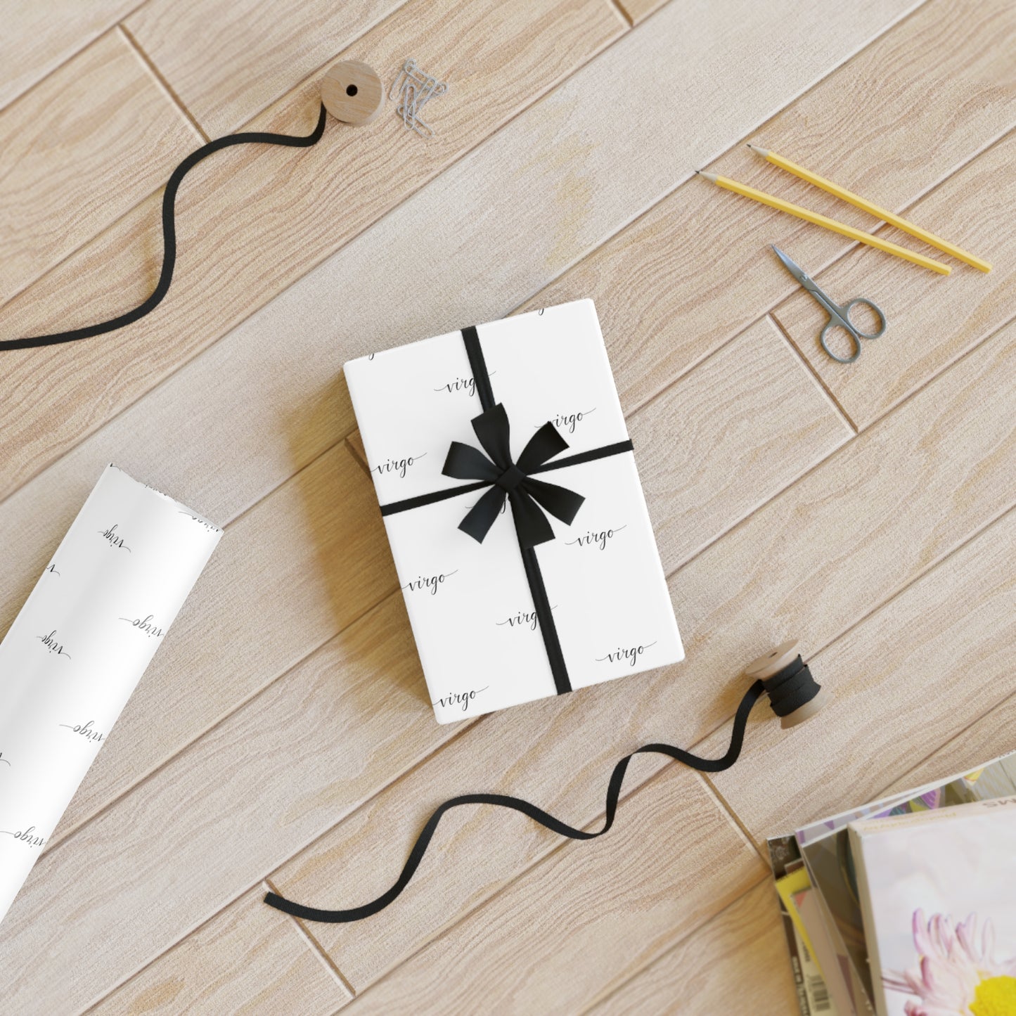 ♍ Enchanted Virgo Wrapping Paper – A Perfectly Wrapped Birthday Spell in Every Fold 🌿✨