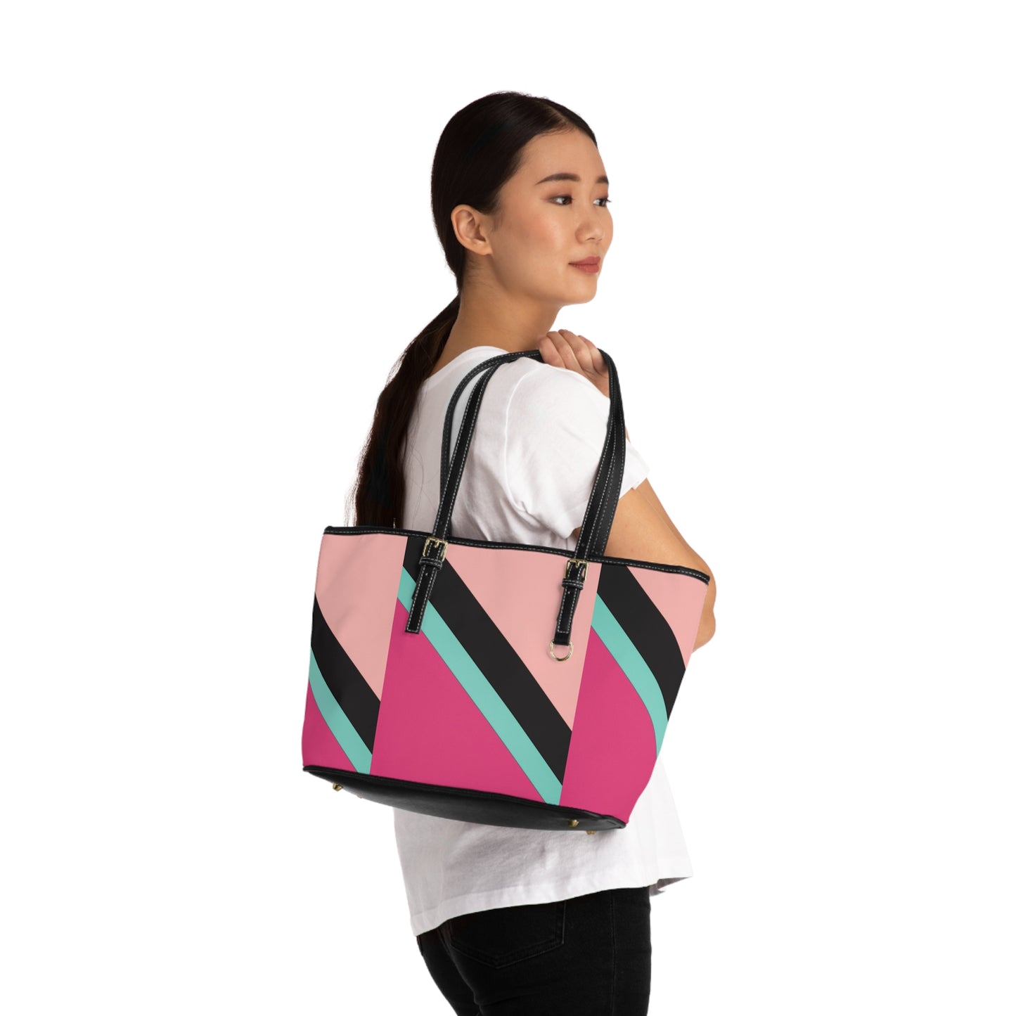 👜✨ The Razzle-Dazzle Double Vision™ PU Leather Shoulder Bag ✨👜🌈