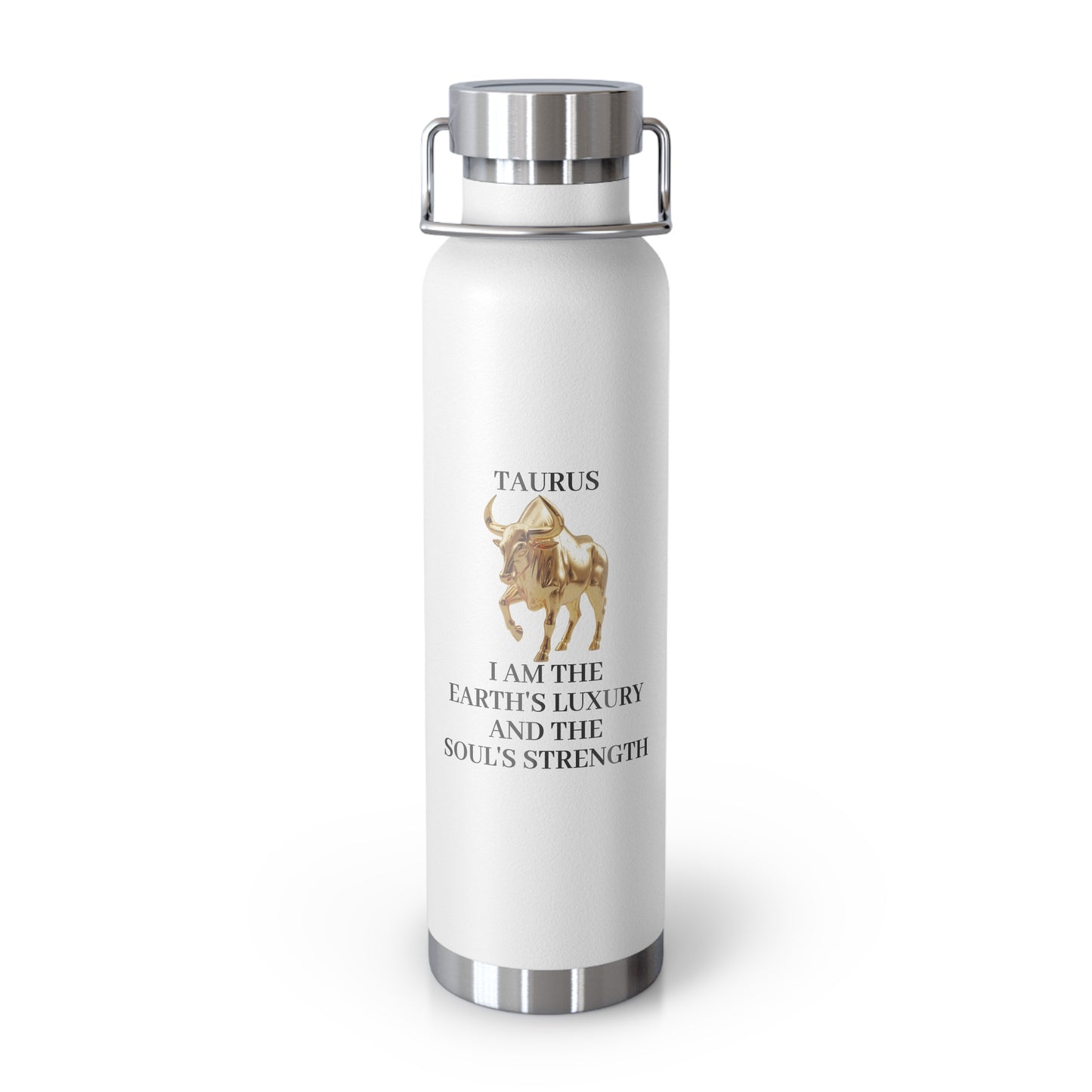 ✨🔮 Enchanted Taurus Copper Insulated Bottle – 22oz of Temperature Magic! 🔮✨