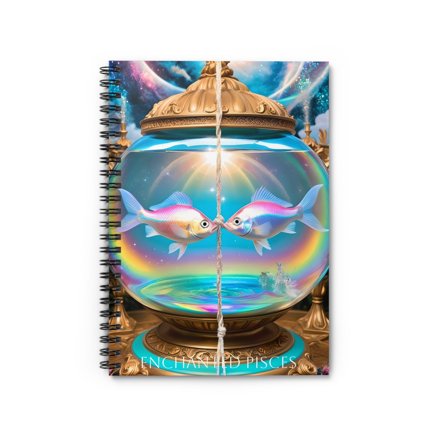 🌊✨ Enchanted Pisces Zodiac Journal – A Mystical Spiral Notebook for Dreams & Inspiration 🌙📖