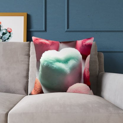 Love in Bloom: Enchanted Decorative Pillow for a Cozy Touch