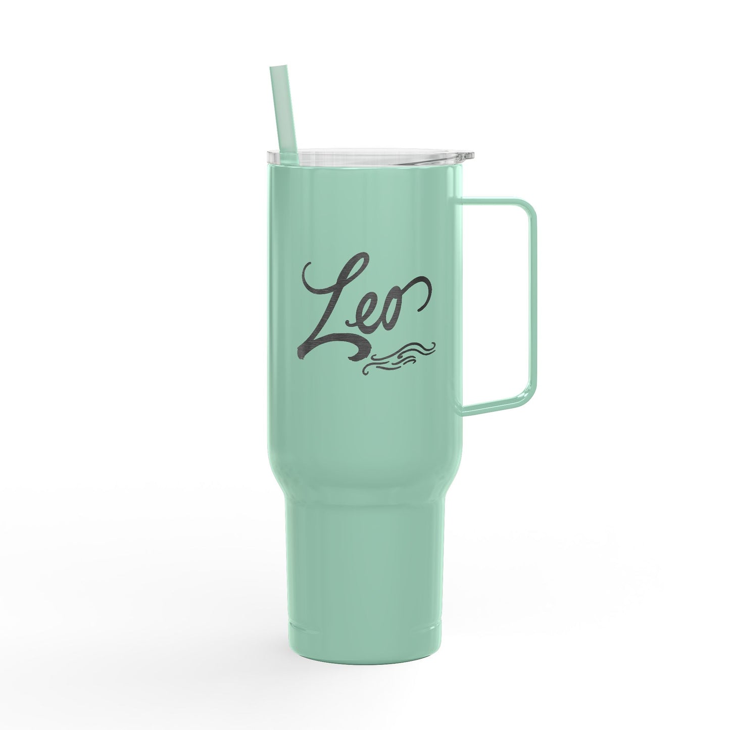 Cosmic Leo Signatures ✨ 40oz Engraved Zodiac Tumbler