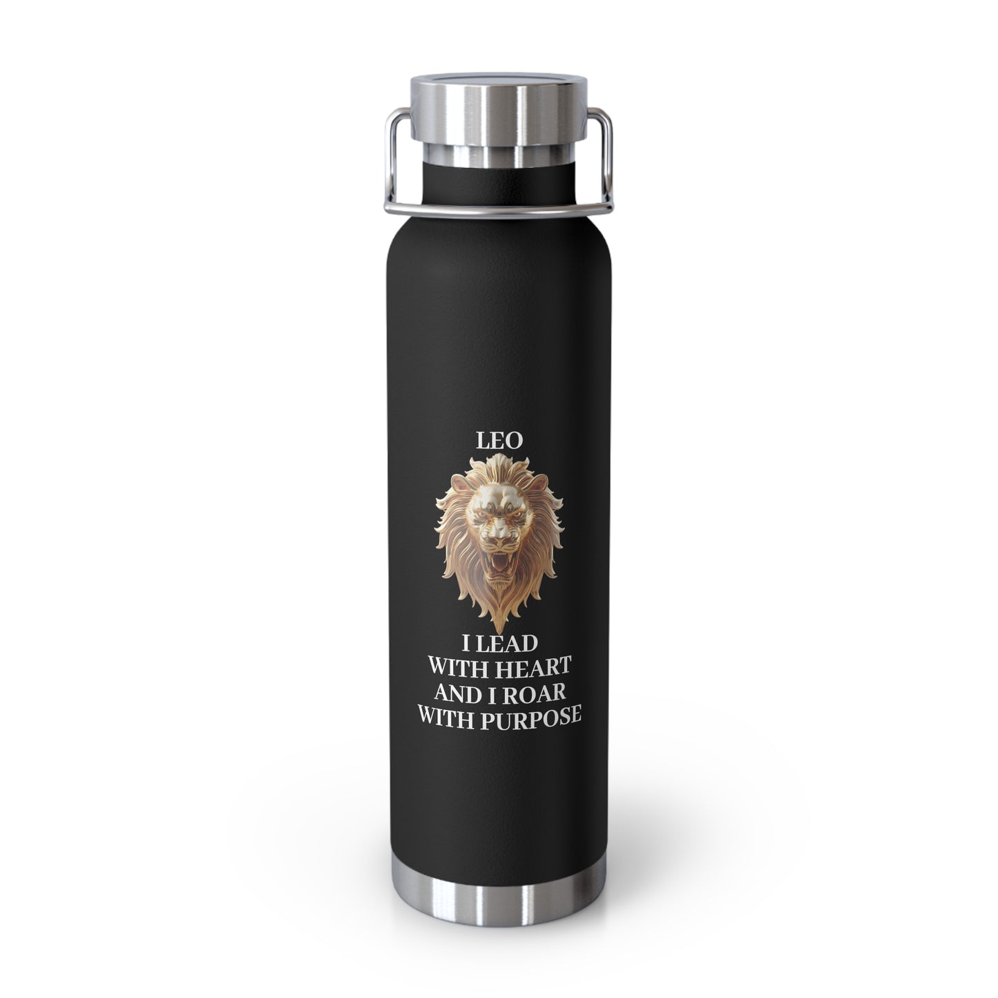 ✨🔮 Enchanted Leo Copper Insulated Bottle – 22oz of Temperature Magic! 🔮✨