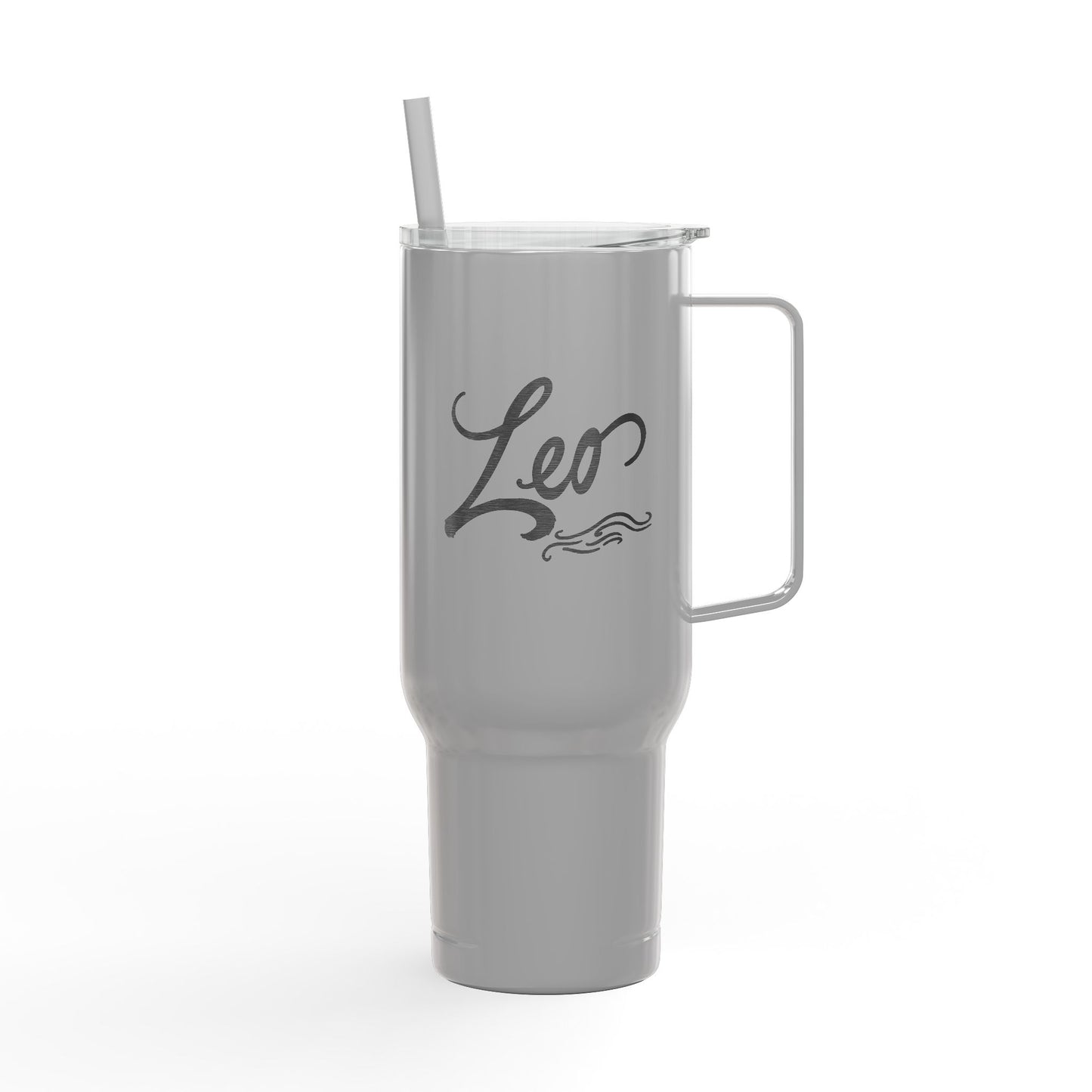 Cosmic Leo Signatures ✨ 40oz Engraved Zodiac Tumbler